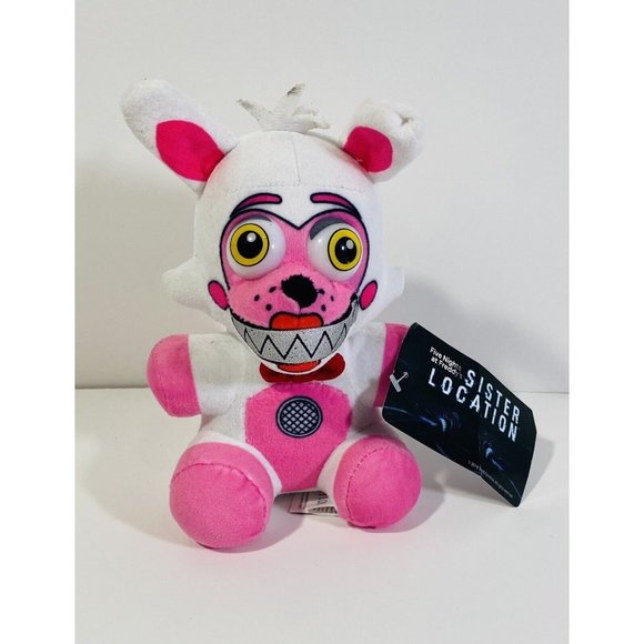 Five Nights at Freddys Nightmare White Pink Mangle Plush 7” FNAF Sister Gift - Picture 1 of 6